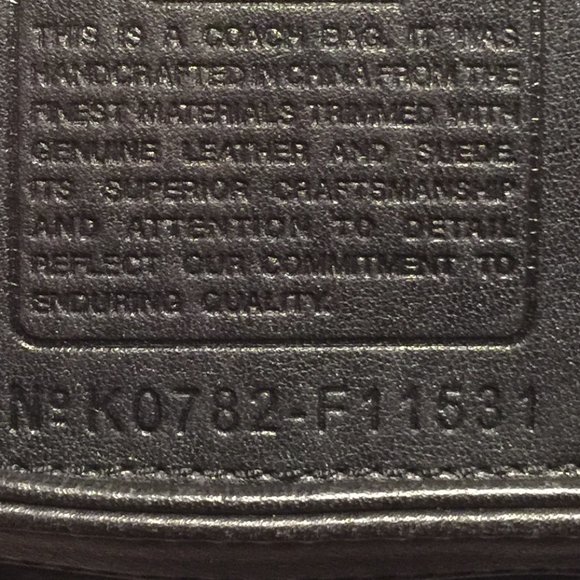 COACH SIGNATURE RARE EDITION SHOULDER BAG - Picture 5 of 7